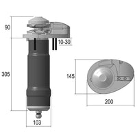 Lofrans XP800 ankerspil 500 12v DIN 766 kædehjul inkl. K