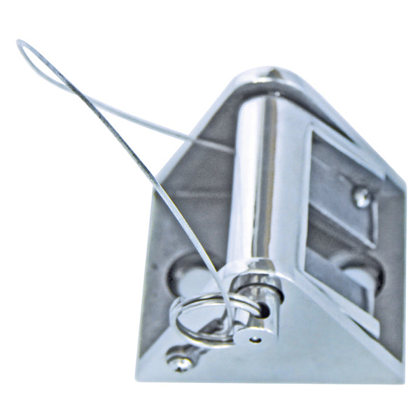 Kædeholder AISI 316 til 8-10mm kæde, base 80 x 70mm