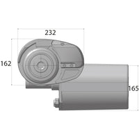 Lofrans X2 ankerspil aluminium 1500W 24V 10mm kæde DIN 766