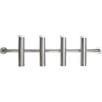 Fiskestang holder RF stål 304 til 4 stænger. l-93cm