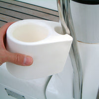 Ocean hvid holder til div. ting clip on monteres på ø22-26mm