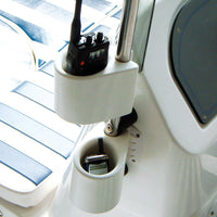 Ocean hvid holder til div. ting clip on monteres på ø22-26mm