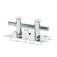 Bro pullert RF stål dobbelt 180 x 70mm H-98mm
