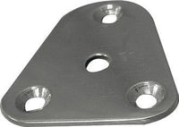 Underplade RF stål trekantet 62 x 54mm