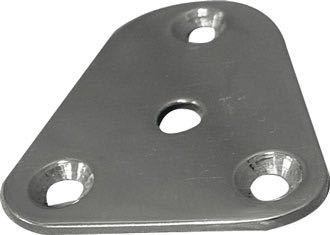 Underplade RF stål trekantet 62 x 54mm
