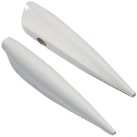 Ocean flex søgeænder vantskrue beskytter i hvid l-32cm 2 stk