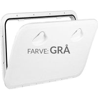 Nouva rade topline luge grå 270x375mm - hul mål 200x300mm