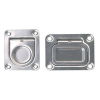 Dørkring med fjeder 66x56mm dybde 12mm RF stål