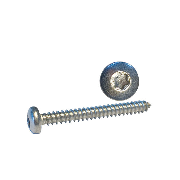 Skrue Panhoved A4 Torx ISO14585 100stk