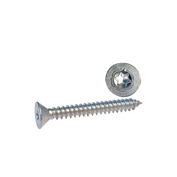 Skrue Undersænket A4 Torx ISO14586 100stk
