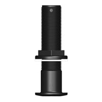 Trudesign Skroggennemføring lang, sort komposit