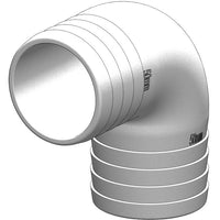 Trudesign Vinkelstykke 90° hvid