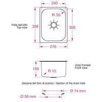 Barka Vask RF 240x300 mm