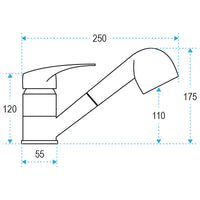 Nuova rade vandhane med bruser 150 cm