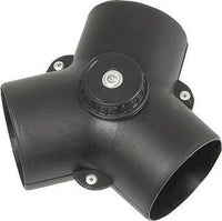 Y-ventil med spjæld