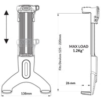 Scanstrut iPad/Tablet bøjle