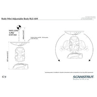 Scanstrut iPad/Tablet justerbar monteringsbase