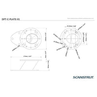 ScanStrut Kamera plade 1 til Dual PowerTower