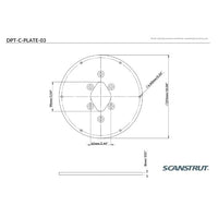 ScanStrut Kamera plade 3 til Dual PowerTower
