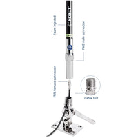 Scout Quick 6 VHF High Performance sort antenne 2.4m