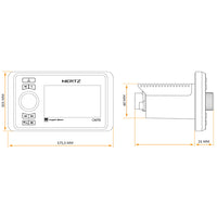 Hertz CAPRI H100 DAB+ - DIG. MEDIA MODTAGER + HMB DAB+