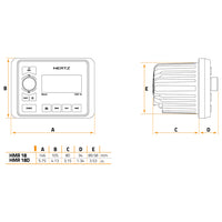 Hertz HMR 18 D - DIGITAL MEDIA MODTAGER + DAB