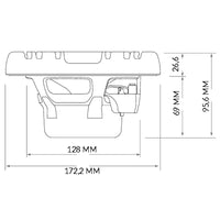 Hertz HMX 6.5 S-LD-G-6.5"4Ohm MARINE HØJTTALER, sport RGB