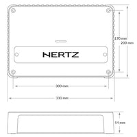 Hertz VENEZIA V8 DSPx2 MARINE 8 KANALS FORSTÆRKER 2000W