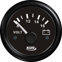 Kus voltmeter sort 12v