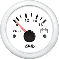 Kus voltmeter hvid 12v