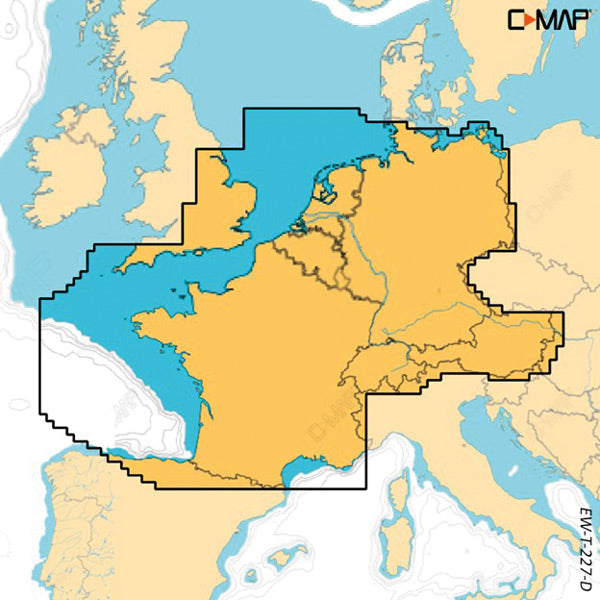 C-Map Reveal X, Central & West Europe