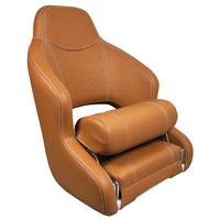 ESM H52 deluxe sport flip up stol Cognac farvet