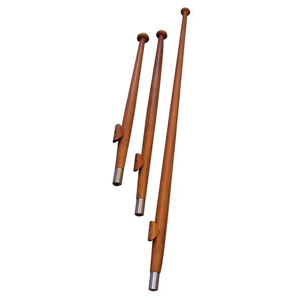 1852 Flagspil i teak bøsning Ø25 mm