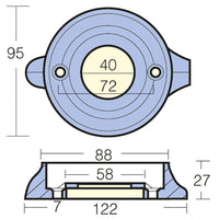 Tecnoseal Zinkring 120 s