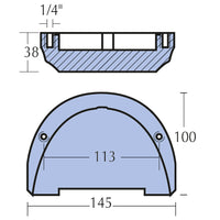 Tecnoseal Zinkanode volvo sxdrev 3855411