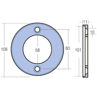 Tecnoseal Aq-drev zinkring