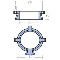 Tecnoseal Zinkanode mercruiser alpha one