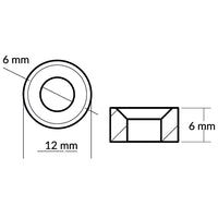 Tecnoseal Zinkanode Yamaha 150hk (63P-11325-21-00)