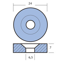 Tecnoseal Zinkanode honda 8-20hk