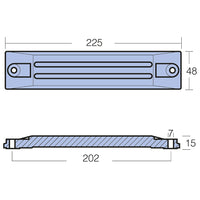 Tecnoseal Zinkanode honda 75/130/225hk