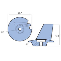 Tecnoseal Zinkanode tohatsu