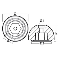 Tecnoseal Zinkanode quick bovpropel btq