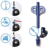 Dan-Fender adapter kit med 10 adaptere