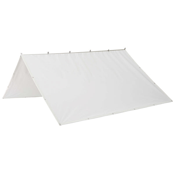 Nettuno Cagnaro bom solsejl 160x160cm hvid