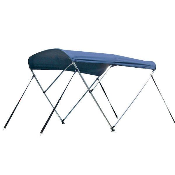 Bimini top 3-arm alu rør Ø25mm blå L180 H110cm