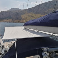 Nettuno Cagnaro Steccato sejlbåd solsejl B-270cm hvid