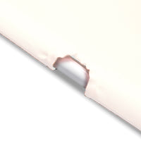 Nettuno Cagnaro Steccato sejlbåd solsejl B-270cm hvid