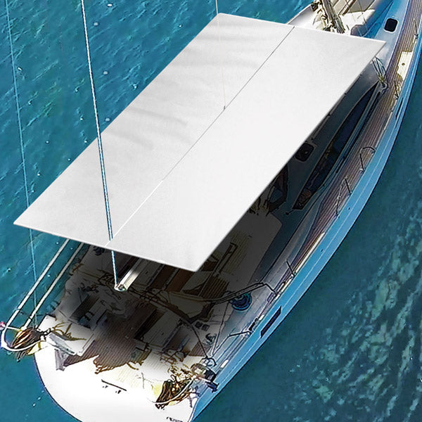Nettuno Cagnaro Steccato sejlbåd solsejl B-270cm hvid