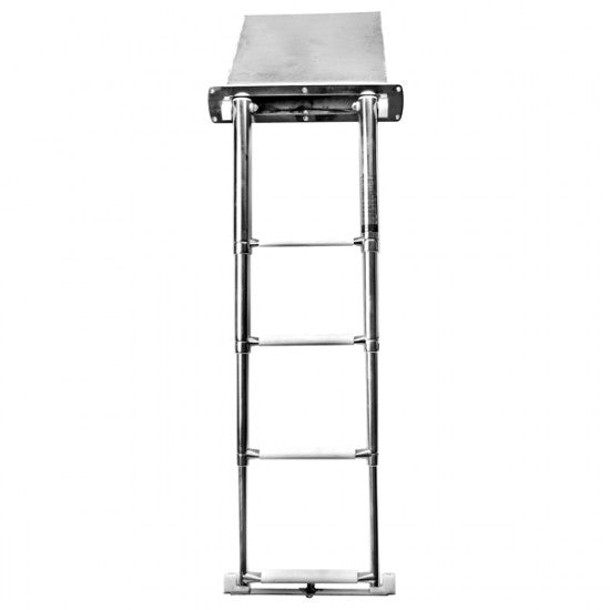 Badestige med teleskopstige trin i box 330x490x46mm
