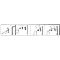Quick-release til badestige 1160248 2 stk